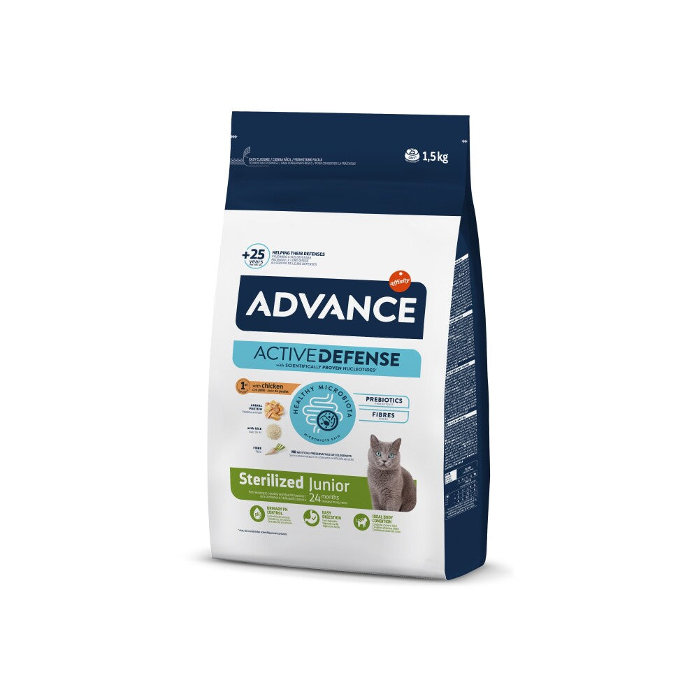 Advance Junior Kısırlaştırılmış Yavru Kedi Maması 1.5 KG | SRC: Barcode: 8410650174501